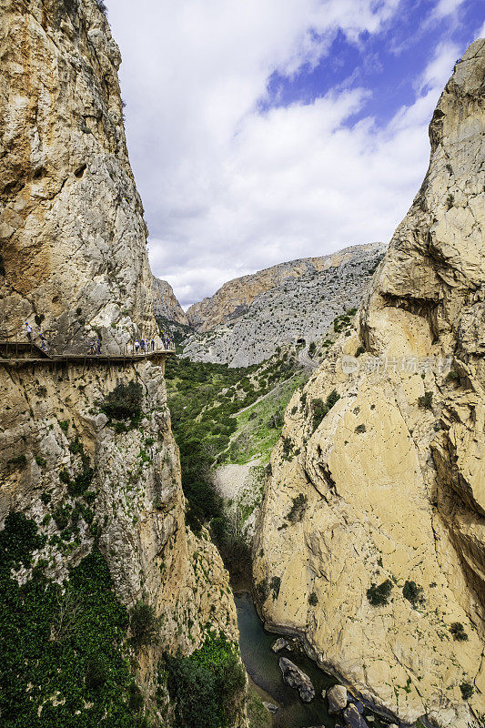 El Caminito del Rey，安达卢西亚壮观的小路(西班牙)